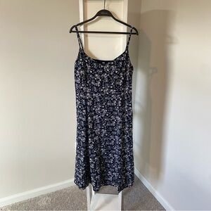 Uniqlo floral midi dress